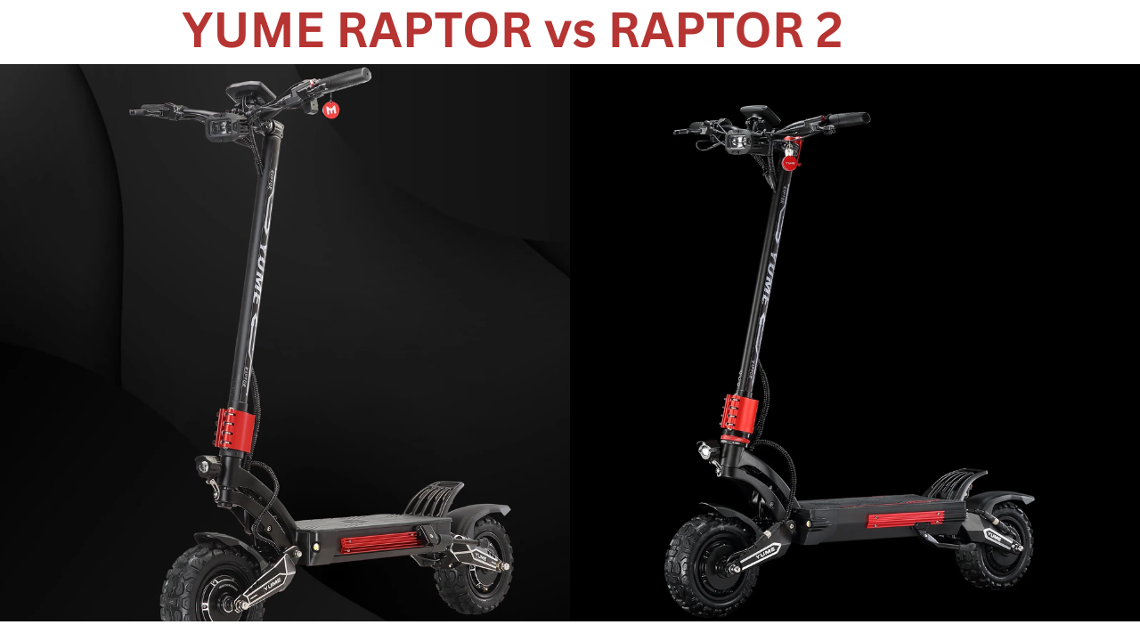 YUME Raptor vs Raptor 2 Electric Scooter
